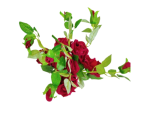 🌹 Elegant Artificial Red Rose Stem – Premium Long-Stem Decorative Flower